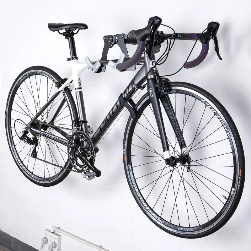 Wall-Mounted Bike Rack, Space-Saving Vertical Bicycle Stand, (25kg), Suitable for Road/bike/hill Bikes, Drill Installation, Simple Design