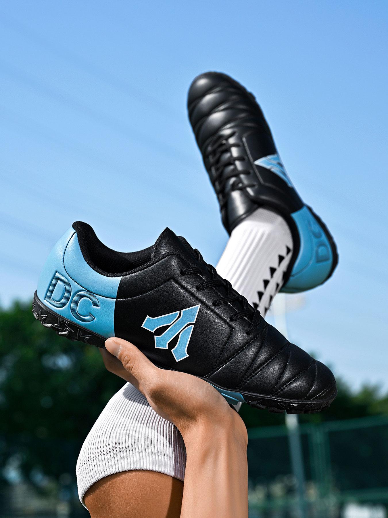 1 Pair Unisex Turf Football Shoes Lightweight Wear-Resistant Flexible Comfortable Heel Support Breathable Lining Multi-Ground Training