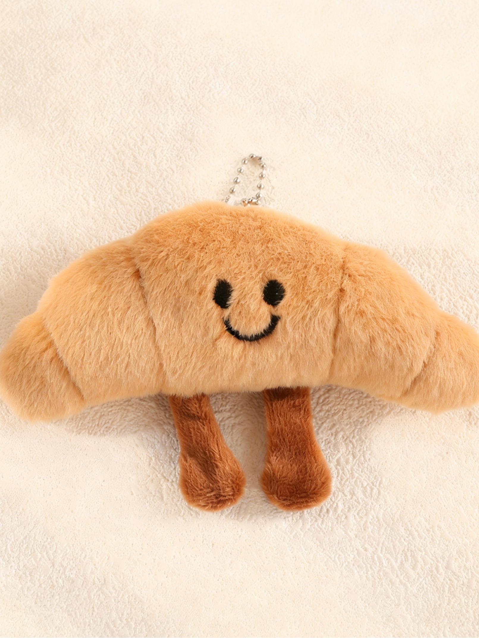 Adorable Cornucopia Bag and Bread Strip Keychain, Kids' Favorite Holiday Gift, Versatile Stress Relief Collectible