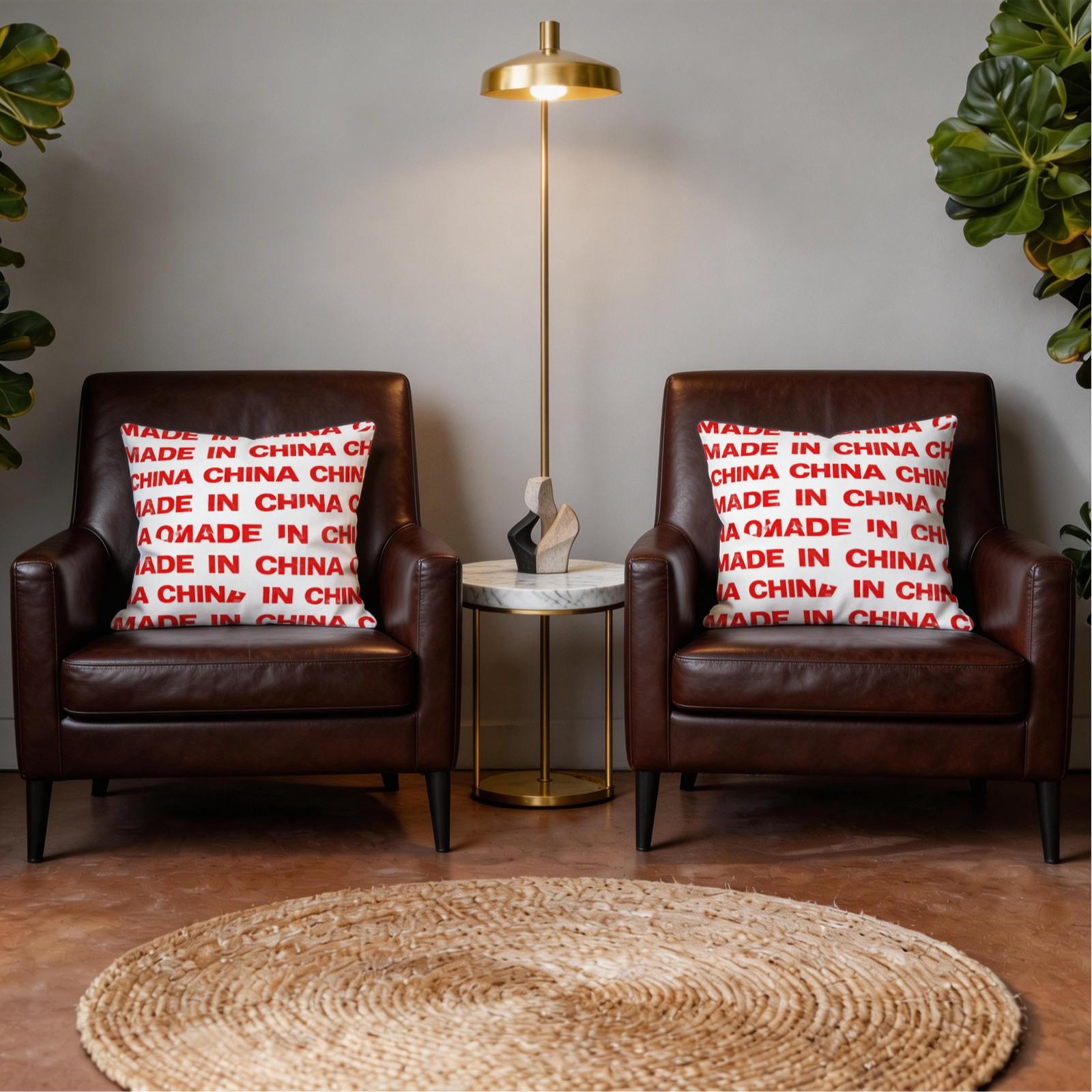 1 Pack Letter Themed Printed Throw Pillow, HD Digital Print Decorative Accent Pillow, Non-Fade Decorative Cushion for Couch & Bed, Minimalist Home Decor Pillow, 18×18 Inch