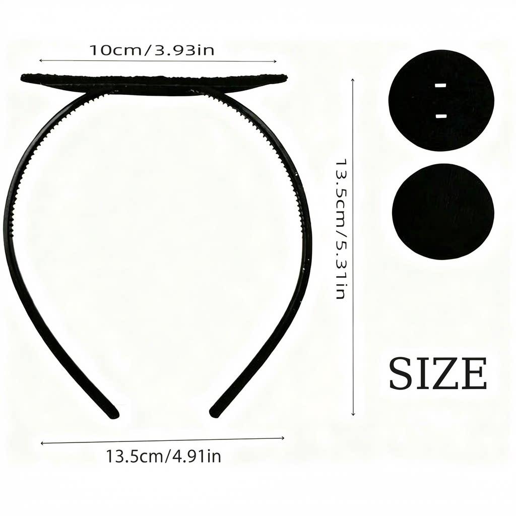 Graduation Cap Headband, No Need for Graduation Cap, Protects and Enhances Hairstyle, Perfect Graduation Gift Accessory