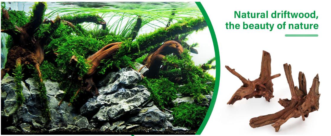 Aquarium Decor Natural Driftwood for Aquascaping Fish Tank Decorations Reptile Tank Accessories