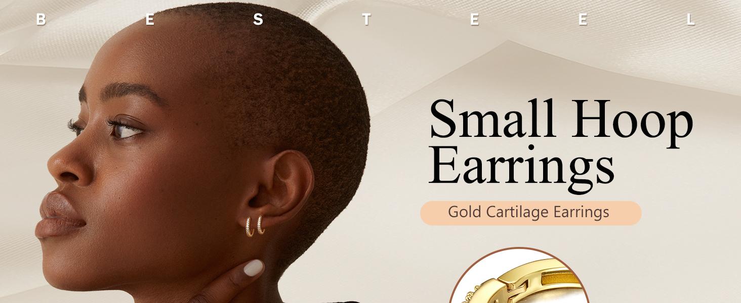 BESTEEL 5 Pairs Small Sterling Silver Hoop Earrings Set for Women Lightweight Tiny Huggie Hoops Silver Mini Cartilage Earrings Pack Hypoallergenic Ear Piercing BESTEEL 5 Pairs Small Sterling Silver Hoop Earrings Set for Women Lightweight Tiny Huggie Hoops Silver Mini Cartilage Earrings Pack Hypoallergenic Ear Piercing