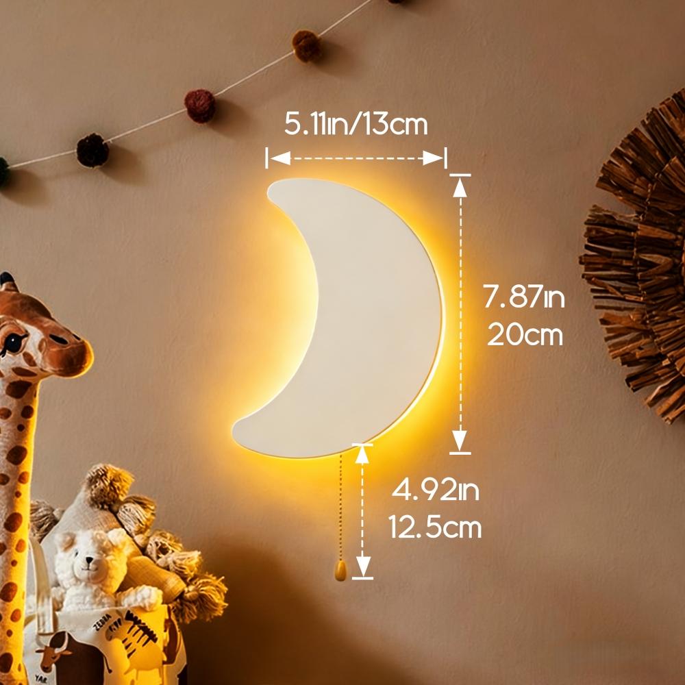 1pc Star And Cloud Wall Light,  Include Star, Cloud, Moon, Butterfly Shape, Home Decor, Wall Hanging Ornaments, Party Night Lights, Birthday Party, Room Ambiance Lighting, Creative Surprise Decoration Props, Battery-Operated (Batteries Not Included)