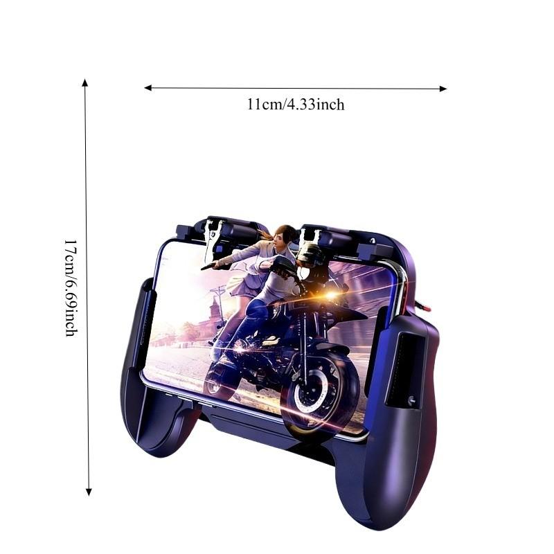 Mobile Game Controller Set, Ergonomic Grip Comfort, E-Sports Style Auxiliary Shooting Operation, Suitable for Smartphone Gamers