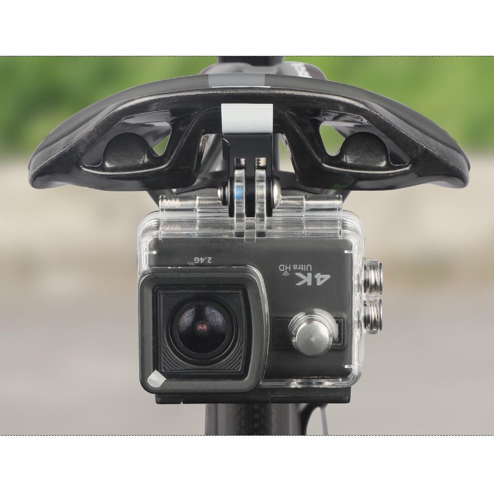 Tail light mount extension bracket, saddle bracket for action camera, compatible with SHIMANO and GOPRO for under-seat overhead mounting