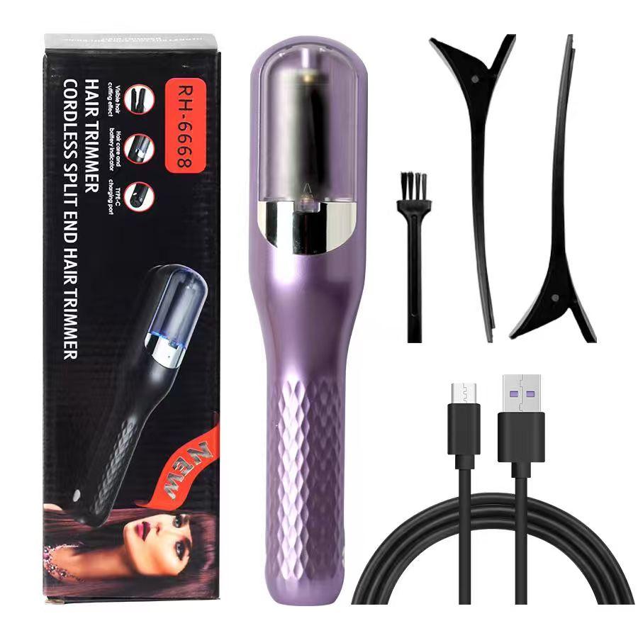 Second Generation Rechargeable Hair Trimmer & Split End Trimmer, Home 2-In-1 Portable Grooming Tool, Electric Hair Trimmer