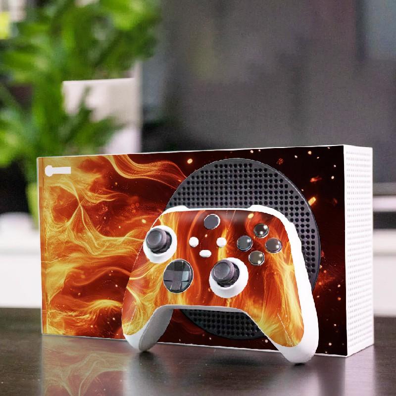 Vinyl Gaming Skin Sticker for Xbox Series S Console & Controller, Waterproof Scratch Resistant Durable, Removable No Residue Black White Art Landscape Cover