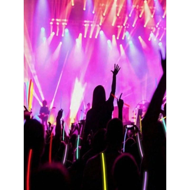 10/20/50pcs 6 Inch Instant Glow Sticks, Multicolor Bendable Fun, Carnival Party Decorations, Birthday Wedding Concerts