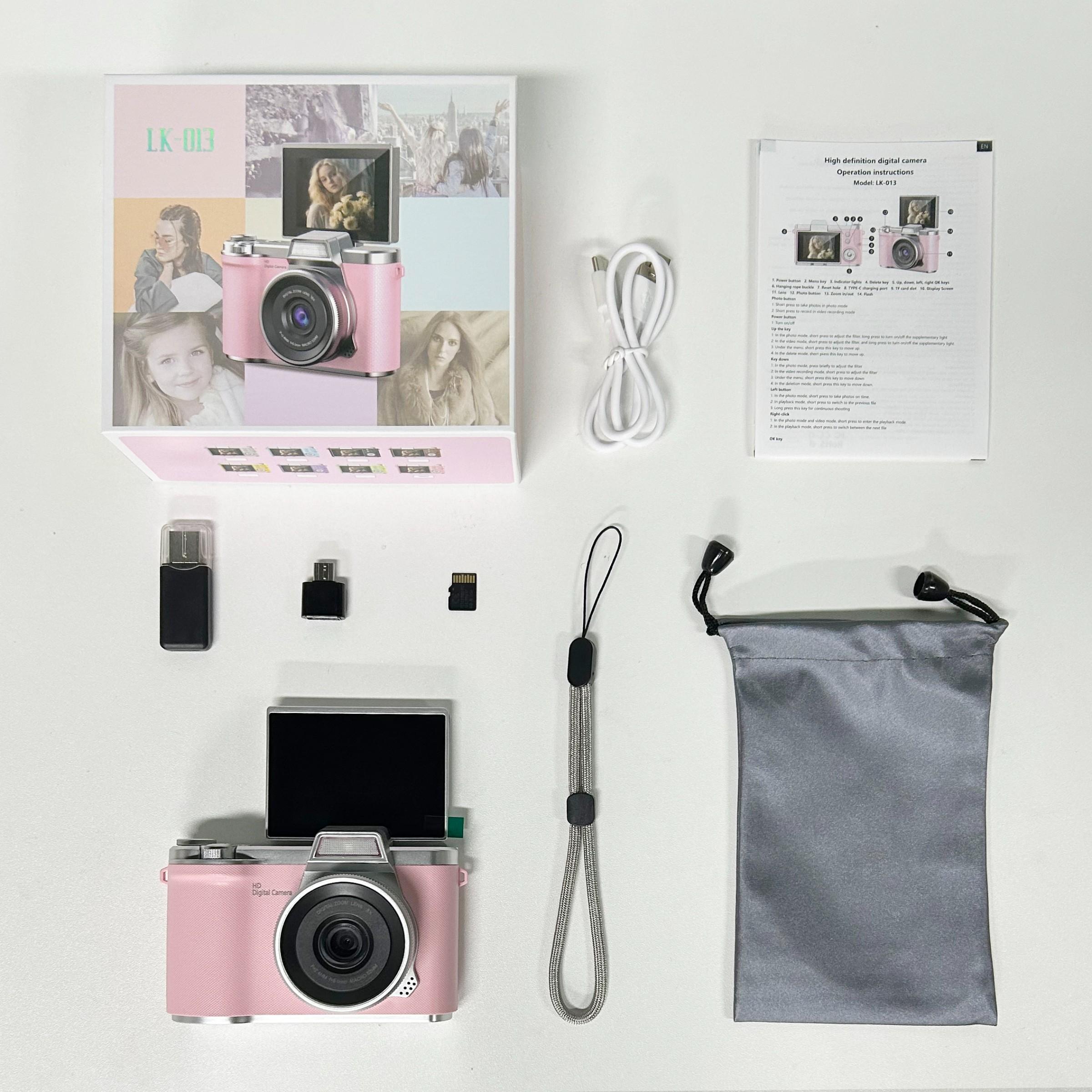 Retro Camera With Memory Card, Digital Cam For Student Camera, Handheld Camera With Flip Screen, Portable Camera Back-To-School Gift, Christmas & New Year Present, Cute Camera Beginner Friendly Retro Camera With Memory Card, Digital Cam For Student Camera, Handheld Camera With Flip Screen, Portable Camera Back-To-School Gift, Christmas & New Year Present, Cute Camera Beginner Friendly