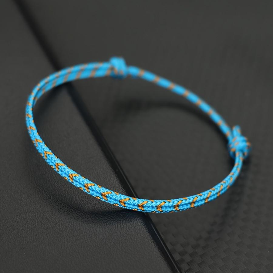 Handmade Adjustable Friendship Bracelet for Men, Featuring a 2Mm Thin String in 4 Colors, Grade A Charm, Perfect As a Gift for Your Boyfriend