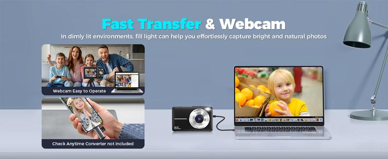 Digital Camera, FHD 1080P Camera, Digital Point and Shoot Camera with 16X Zoom Anti Shake,Suitable for teenagers and beginners,Holiday Gifts Handycam Pink,Holiday gifts, Christmas