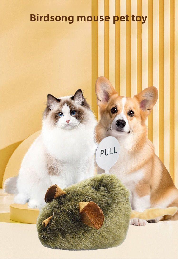 2-Pack Cat and Dog Toys - Cat Toy Mouse with Simulated Sound to Entertain Cats, Pet Supplies for Cats to Consume Energy, Bite Mouse Suitable for Indoor and Outdoor Use