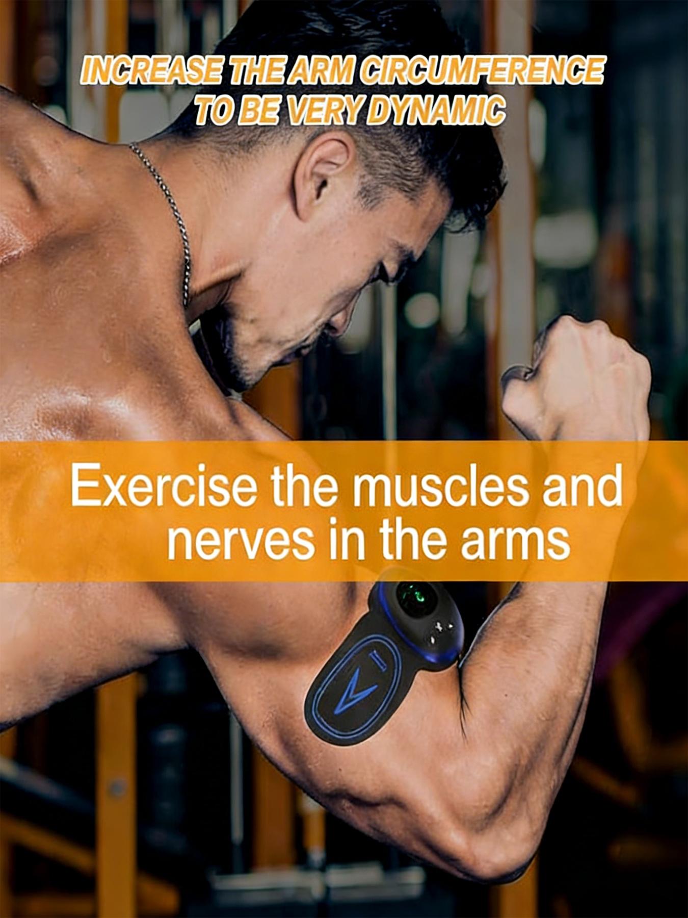 EMS Abdominal Trainer, Multi-Functional Muscle Stimulator Core Workout Device for Abs Arms Legs, Perfect for Home Fitness and Relaxation