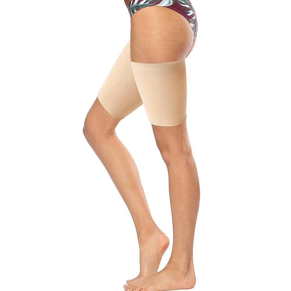 1 Pair Thigh Compression Sleeves, Thigh Brace & Wrap Great for Running Sports, Upper Leg Sleeves, Elastic Thigh Compression Sleeve for Men Women Non-Slip Upper Leg Wraps Support