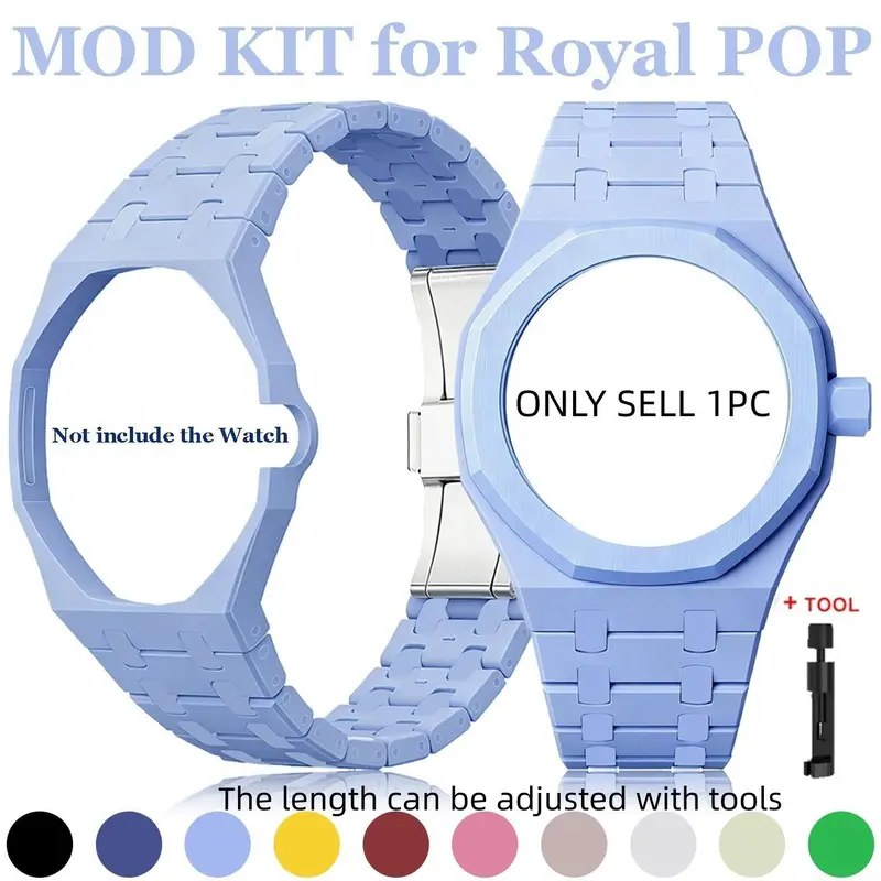 Strap for Swatch x AP Royal Pop Pocket Watch Changer to Wristwatch Band Modification Kit, Wristband Strap & Case, Watch Straps