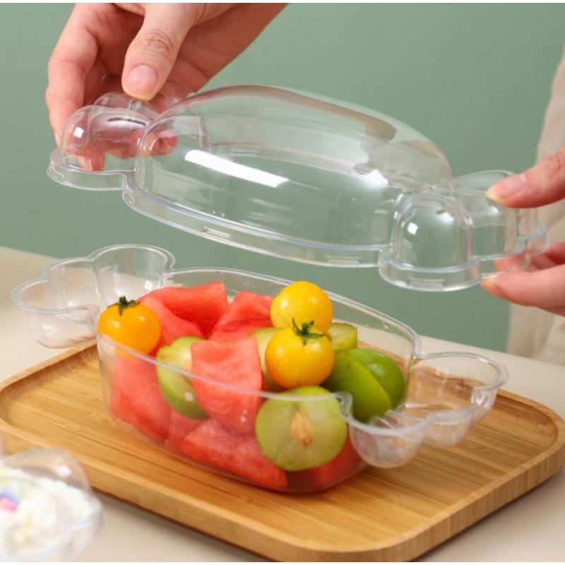 Mini Rainbow Macaron Small Cookie Packaging Box Fruit Packaging Box Candy Shape Cream Cake Disposable Transparent Packaging Box