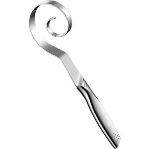 Seamless Danish Dough Whisk -10" Stainless Steel Dutch Bread Dough Whisk Tool for Sourdough Bread Baking, Whisking, Pizza, Pastry, Cake Batter, Biscuits,Dishwasher Safe