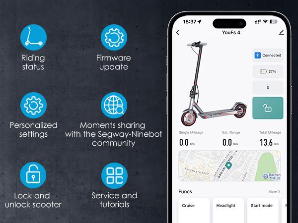 2025 Powerful 350W Folding E-Scooter for Adults  App-Controlled Ride Long Range Scooter M365 Pro SpringStatements
