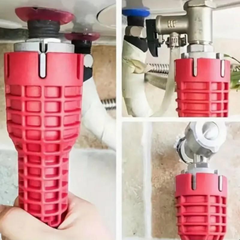 8-In-1 Basin Nut Wrench, Faucet and Sink Installation Tool, Multi-Functional Wrench, Essential Plumbing Tool, Easy-To-Use Design