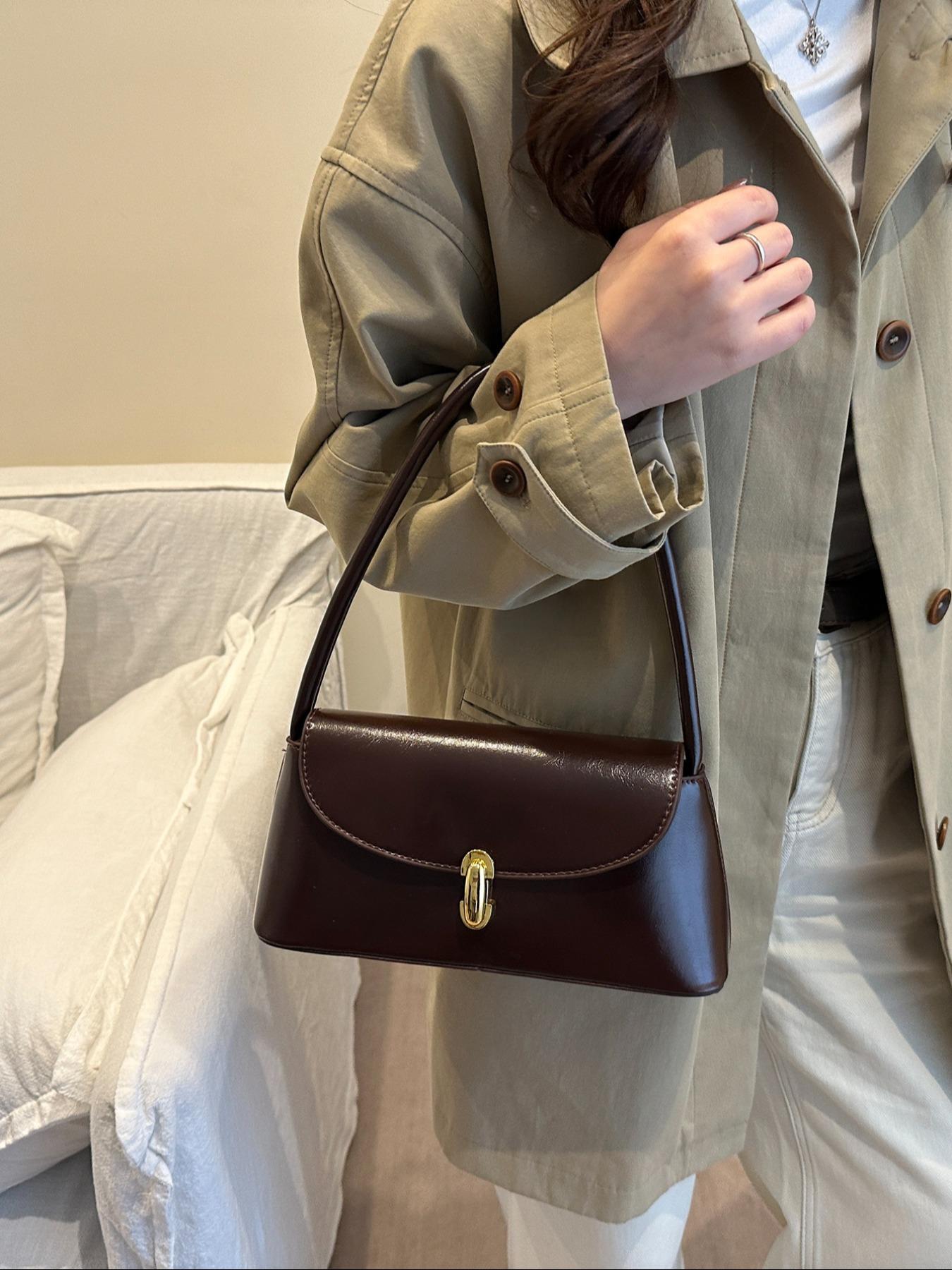 Women's Elegant Shoulder Bag, Fashionable Versatile Underarm Bag, Ideal Gift Choice, Perfect Match for Any, All Seasons