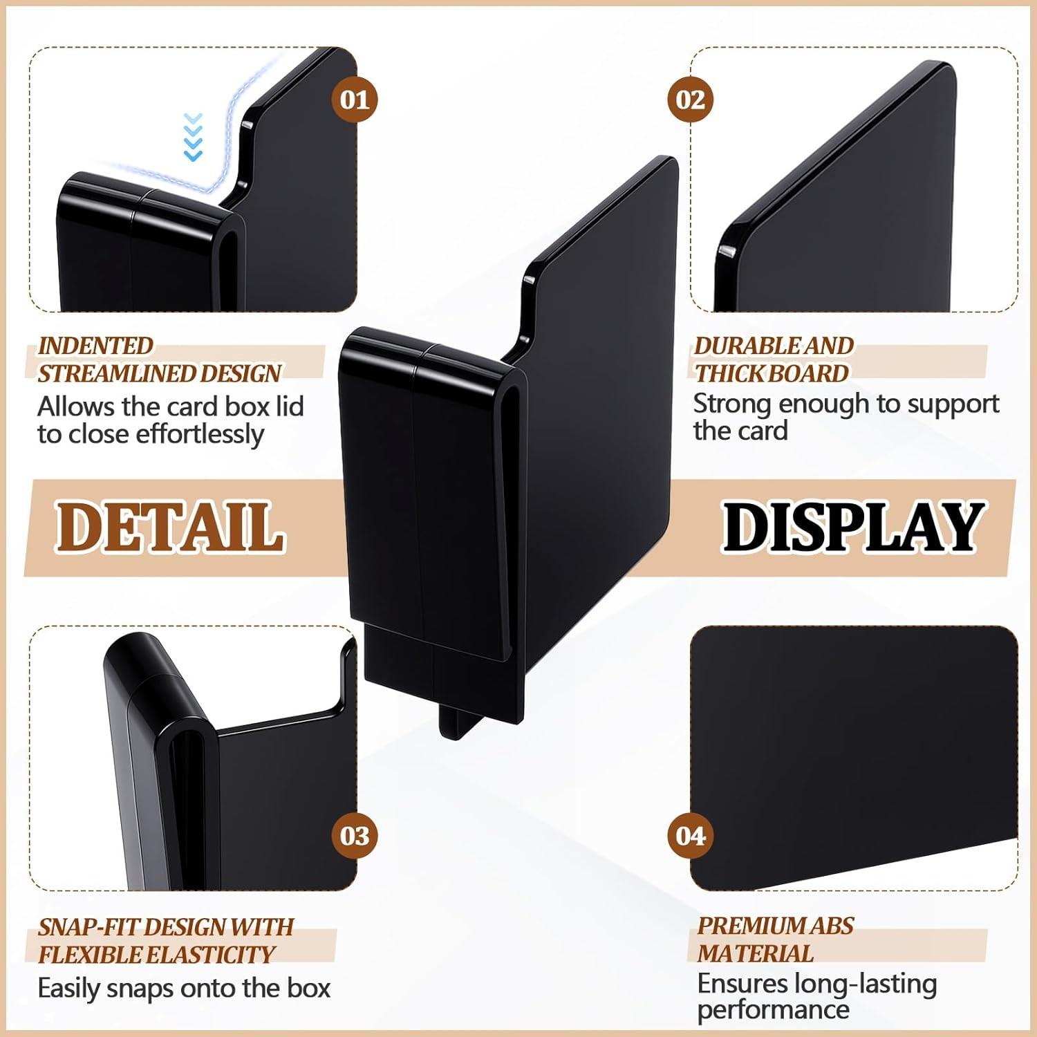 2pcs Office Card Holder Divider, Abs Material, Storage Organizer for Sports Cards, Baseball Cards, Durable & Practical Design