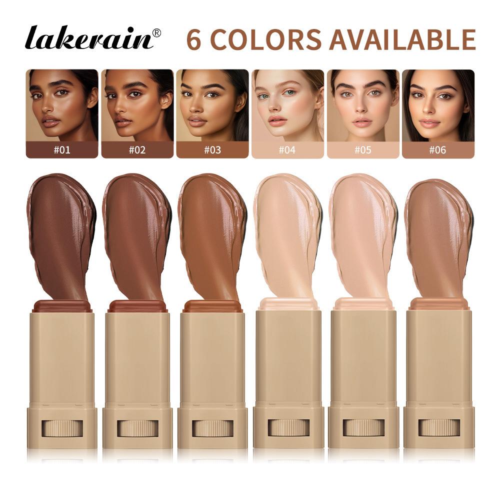 Colored Solid Essence Foundation Make-up Cream Smooth, Long Lasting Moisturizing Coverage and Natural Naked Makeup Repair Cream Natural Everyday Makeup Stick