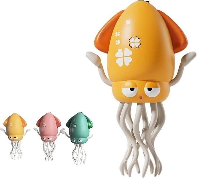 Electric Crawling Octopus Toy with LED Lights & Music, Crazy 8-Leg Action Octopus with Smart Obstacle Avoidance, Toddler Toys for Interactive Fun Gifts Sensory Newborn Cute