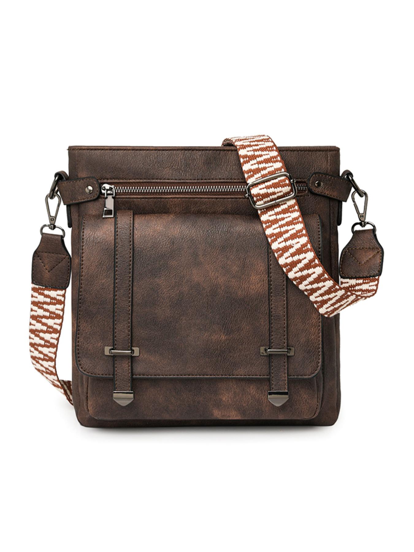 Large Capacity Crossbody Bag, Commuter Versatile Tote, Wide Strap Comfortable Shoulder Bag, Fashion Casual Messenger Bag, Waterproof Multi-Pocket Women's Backpack