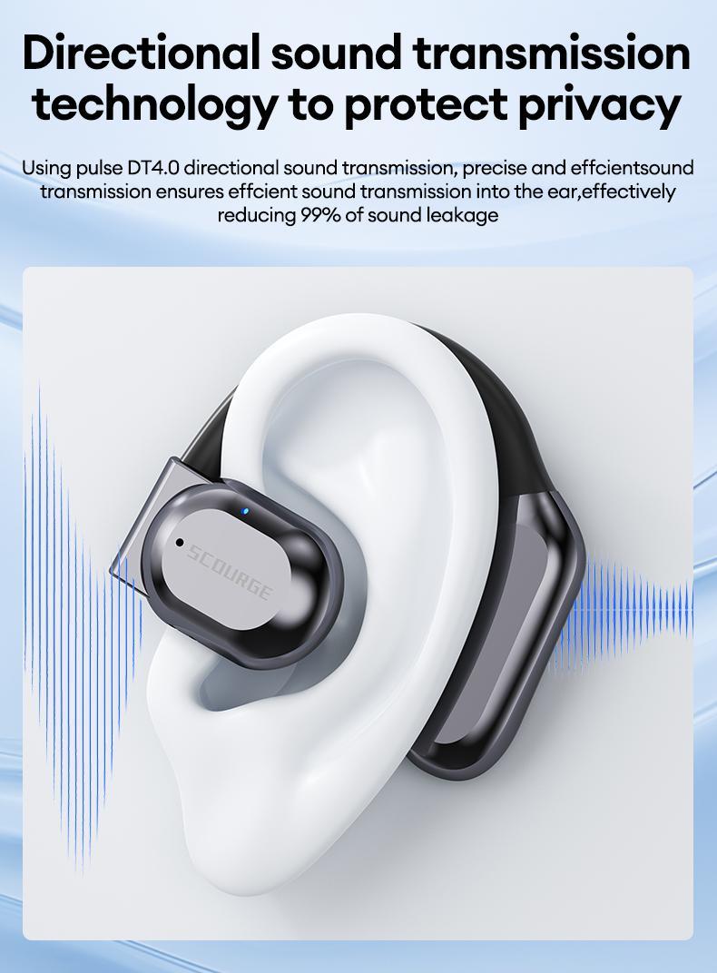 TRANSFORMERS TF-T61 with Built-in 169-Language Translation Open Free Wireless Bluetooth Noise Cancelling Headphones With Digital Display For Sports Gaming Earphones Audio Electronic