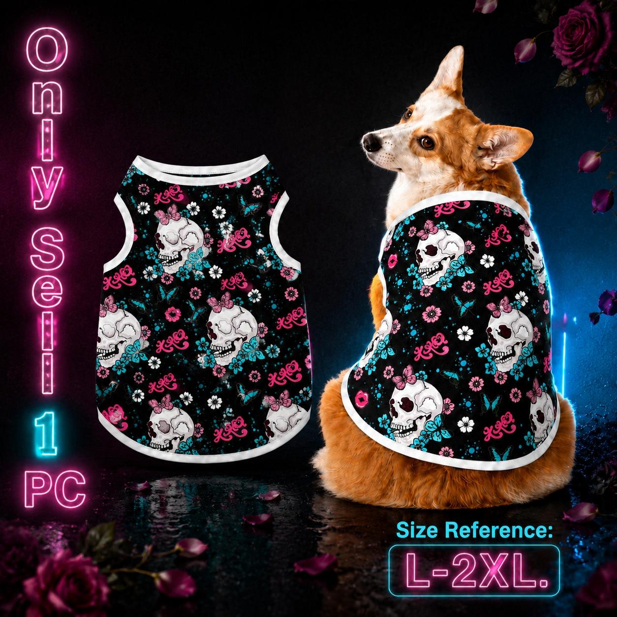 Halloween dog clothes, cool touch pet T-shirt, lightweight breathable puppy vest, festive apparel with a cooling sensation, soft, washable and durable pet outfit for medium and large dogs.