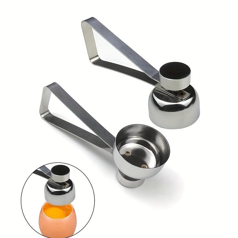 Stainless Steel Egg Opener, Egg Cracker, Shell Remover, Kitchen Tool, Eggshell Cutter, Durable and Easy to Use, Perfect for Cooking