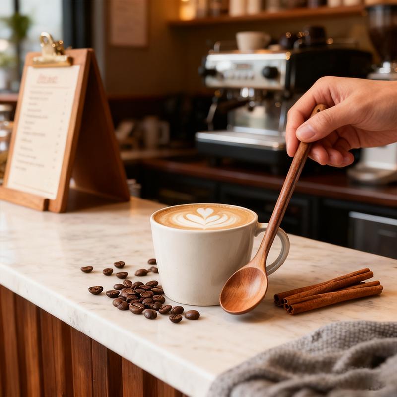 4/6 Piece Long Wooden Cooking Spoons, Durable Stirring Tools, Dishwasher Safe, Ideal for All Pots, Home & Professional Kitchen, Kitchen Utensils Set