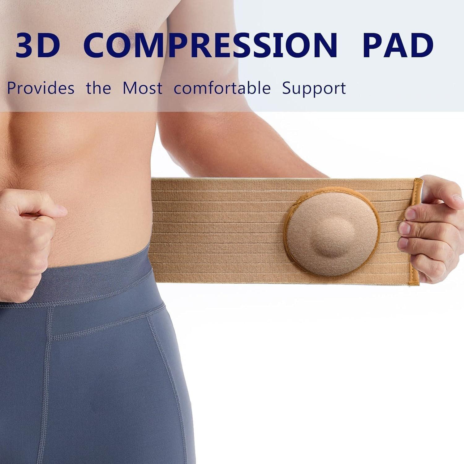 Umbilical Hernia Belt Brace, Abdominal Support Binder for Belly Button Navel Hernia, Comfortable & Effective Relief Solution