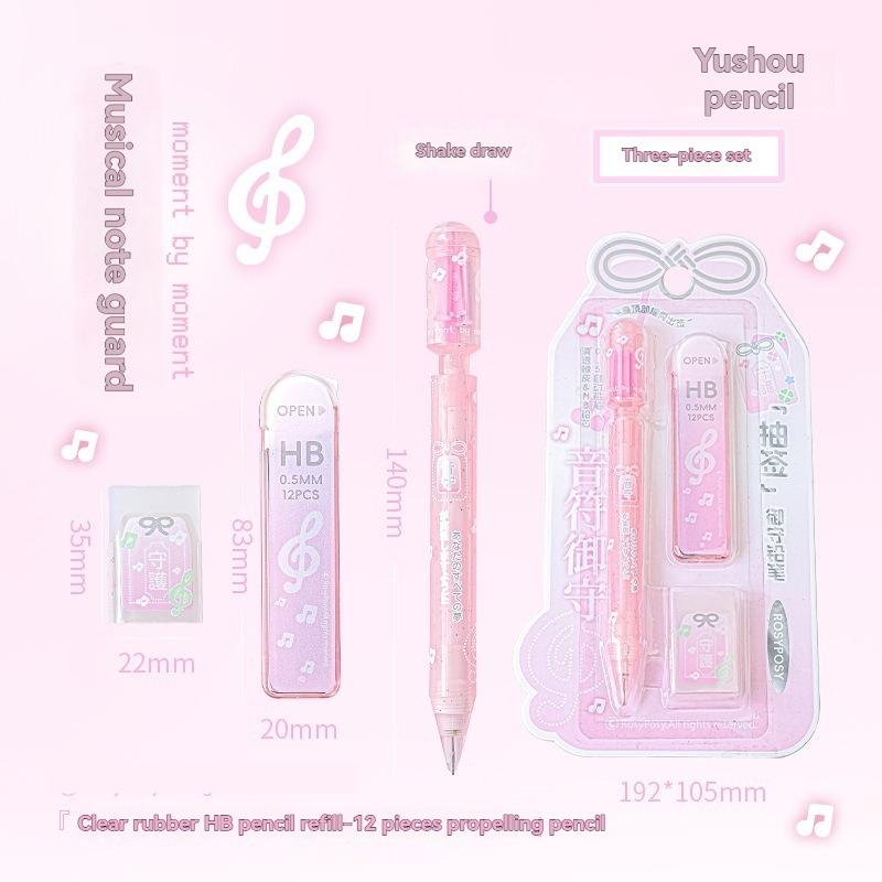 Student-Designed Continuous Lead Automatic Pencil Set, Ideal for Academic Use, Durable & Smooth Writing Instrument