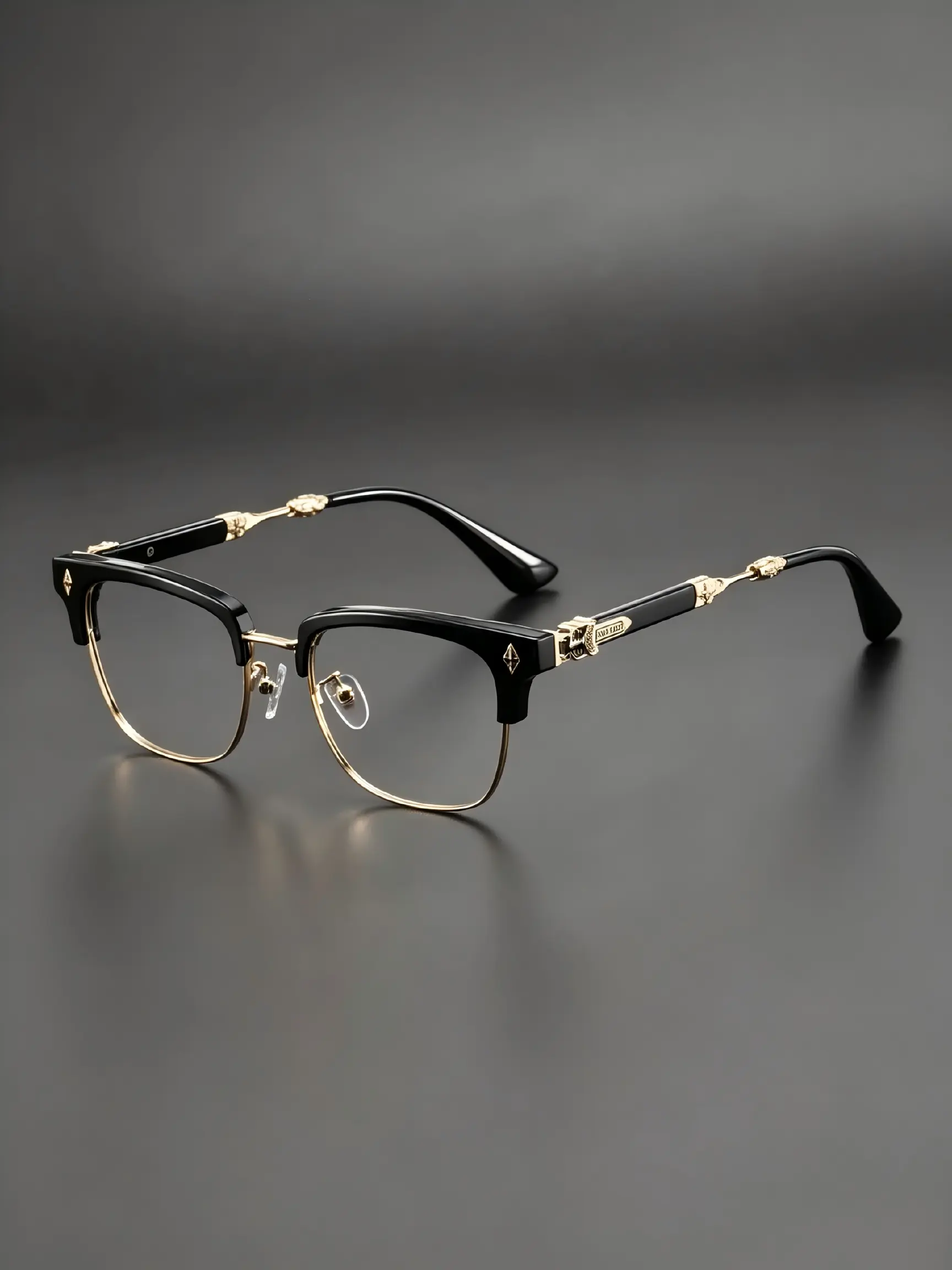 Men's Retro Large Face Glasses Frame, Fashionable Daily Wear Eyewear, Versatile European and American Style, Luxe 2026 New Trendy Sunglasses, Trendy Casual Eyeglasses