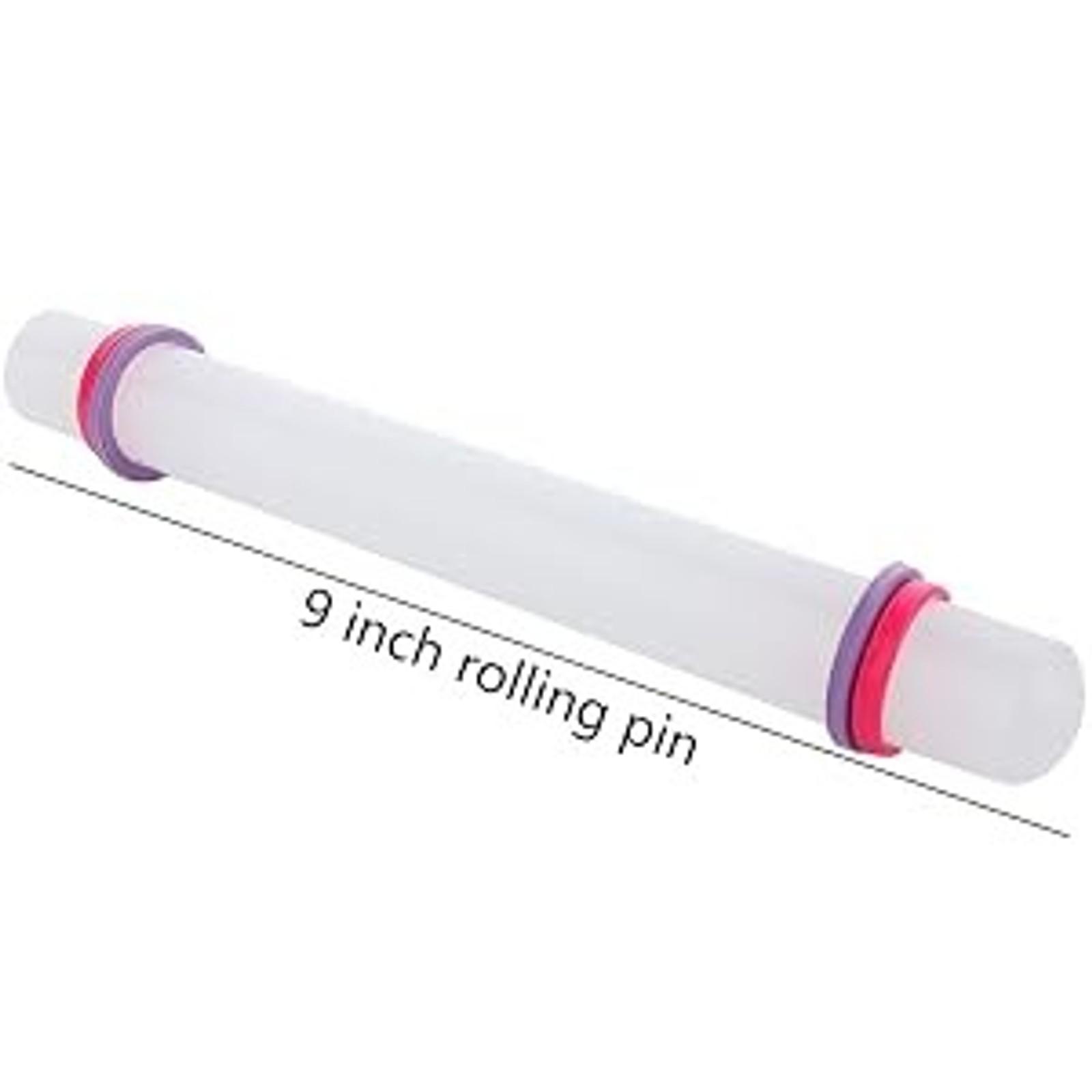 Marshmallow Fondant Cake Decorating Hand Tool 12 Pcs 5 Sets Sugarcraft Gumpaste Icing Smoother Rolling Pin Trimmer Cutter Embosser Flower Scissor Modelling Accessories Supplies Kit Multi