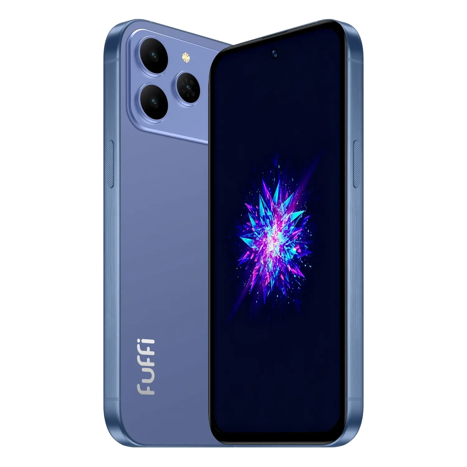 FUFFi-M17 Pro Fashion Smartphone, 6.61-Inch Large Screen, 4G Network, 5MP + 16MP High-Definition Camera, Quad Core Android 10.0, 3GB RAM+64GB ROM, 3500mAh Battery, Dual SIM Dual Standby, Cellphone with Metal Frame