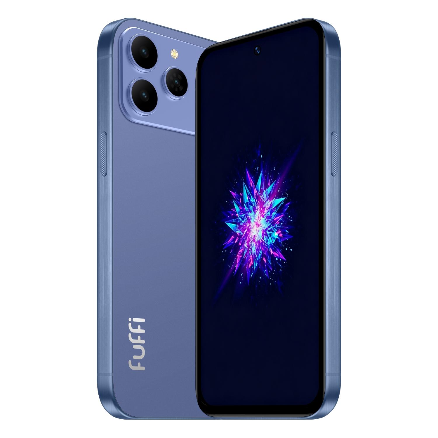 FUFFi-M17 Pro Fashion Smartphone, 6.61-Inch Large Screen, 4G Network, 5MP + 16MP High-Definition Camera, Quad Core Android 10.0, 3GB RAM+64GB ROM, 3500mAh Battery, Dual SIM Dual Standby, Cellphone with Metal Frame