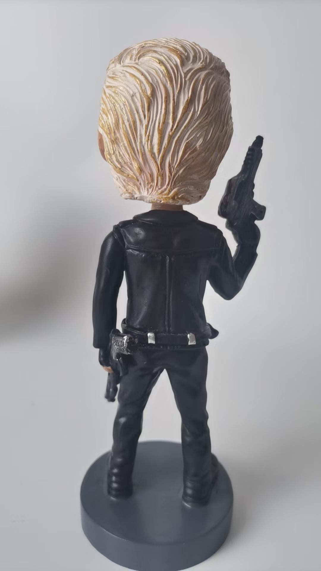 The Donald Trump Collection - Proud Patriot Trump: The Donald Trump 2024 Two-Gun Version of the Bobblehead Movement, dedicated to Trump supporters and patriotic Americans | Trump First Gift