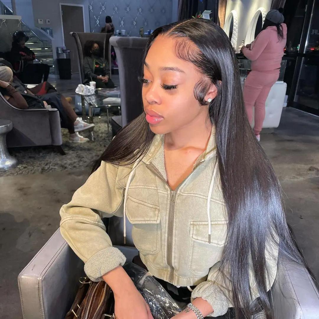 Ready to Wear Glueless Wig Straight for Women Pre Plucked Brazilian 5x5 6x4 Transparent Lace Closure Human Hair Wigs Pre Cut 30 Inch Bling Hair On Sale 180% TikTokShopHolidayHaul