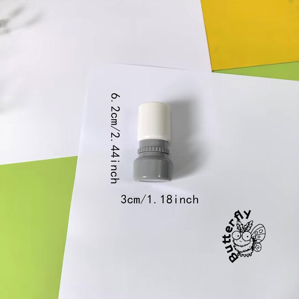 Insect Pattern Hand Account Stamp, Easy Recognition Butterflies Beetles Bees, Classroom Activity, Clear Light-Sensitive Material