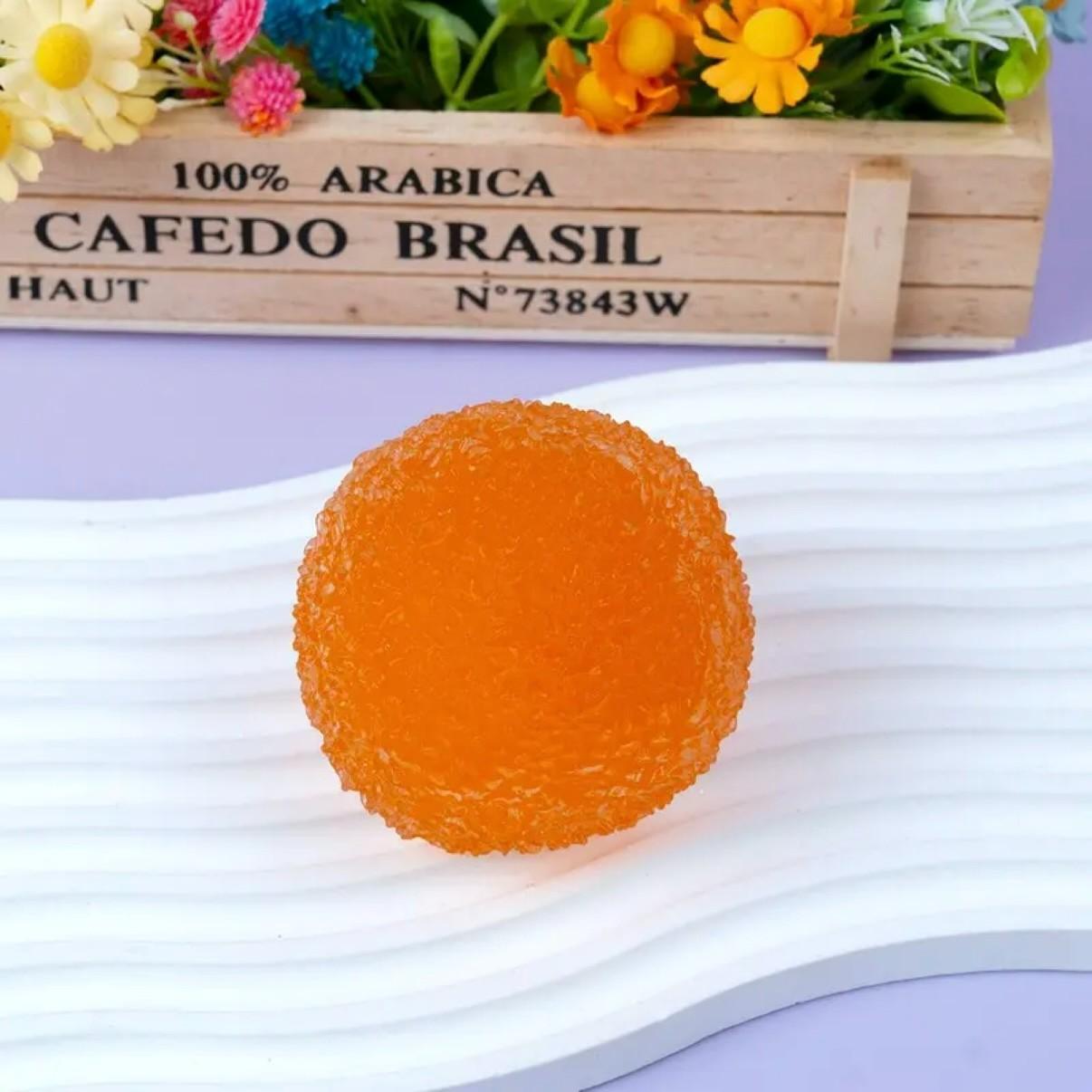 Handmade Crystal Rice Cake Ball Stress Relief Toy, Relaxing and Fun Sensory Plaything, Perfect Gift for Anxiety Reduction