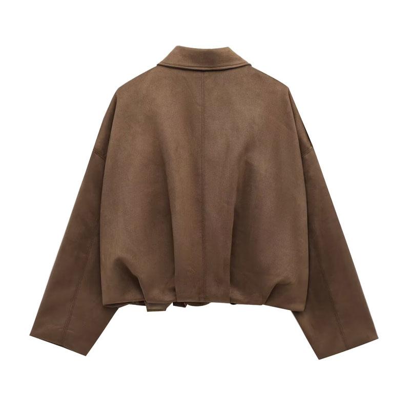 Women's New Aviator Jacket, Casual Zip Up Winter Jacket, Oversized Pilot Jacket Cropped Fit, 2025 Streetwear Short Jacket for Women, Womenswear