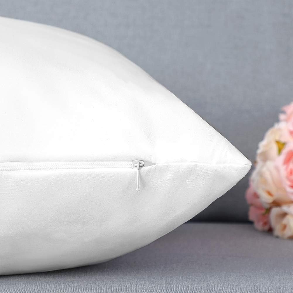Throw Pillow Insert Square Form Cushion Stuffer for Couch, Sofa, Bed - Indoor Decorative Pillows Inserts 16x16 Inch