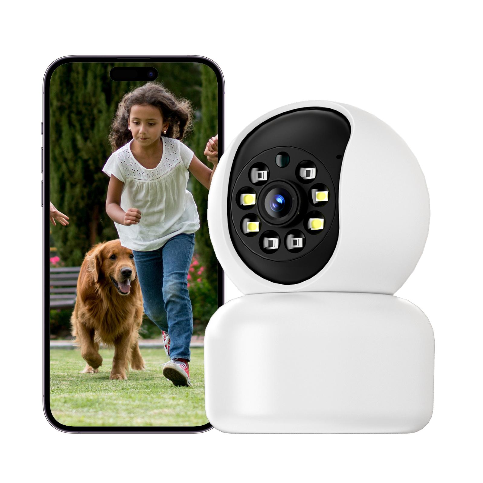 Hawkray AI Intelligent Surveillance Camera 911 Alarm Easy Install Quick Setup Full Color Night Vision Two Way Audio Motion Detection Security System OpenAI Enabled Professional Alarm Monitoring US Local Cloud - Installation