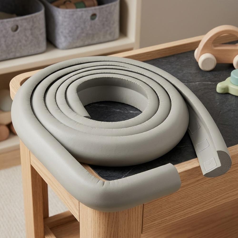 Upgraded L-Shaped Corner Guards Extra Thick Self-Adhesive Waterproof Edge Bumpers Child Safety Soft Cushion Pads Cuttable Furniture Protectors Anti-Peel Table Corner Covers