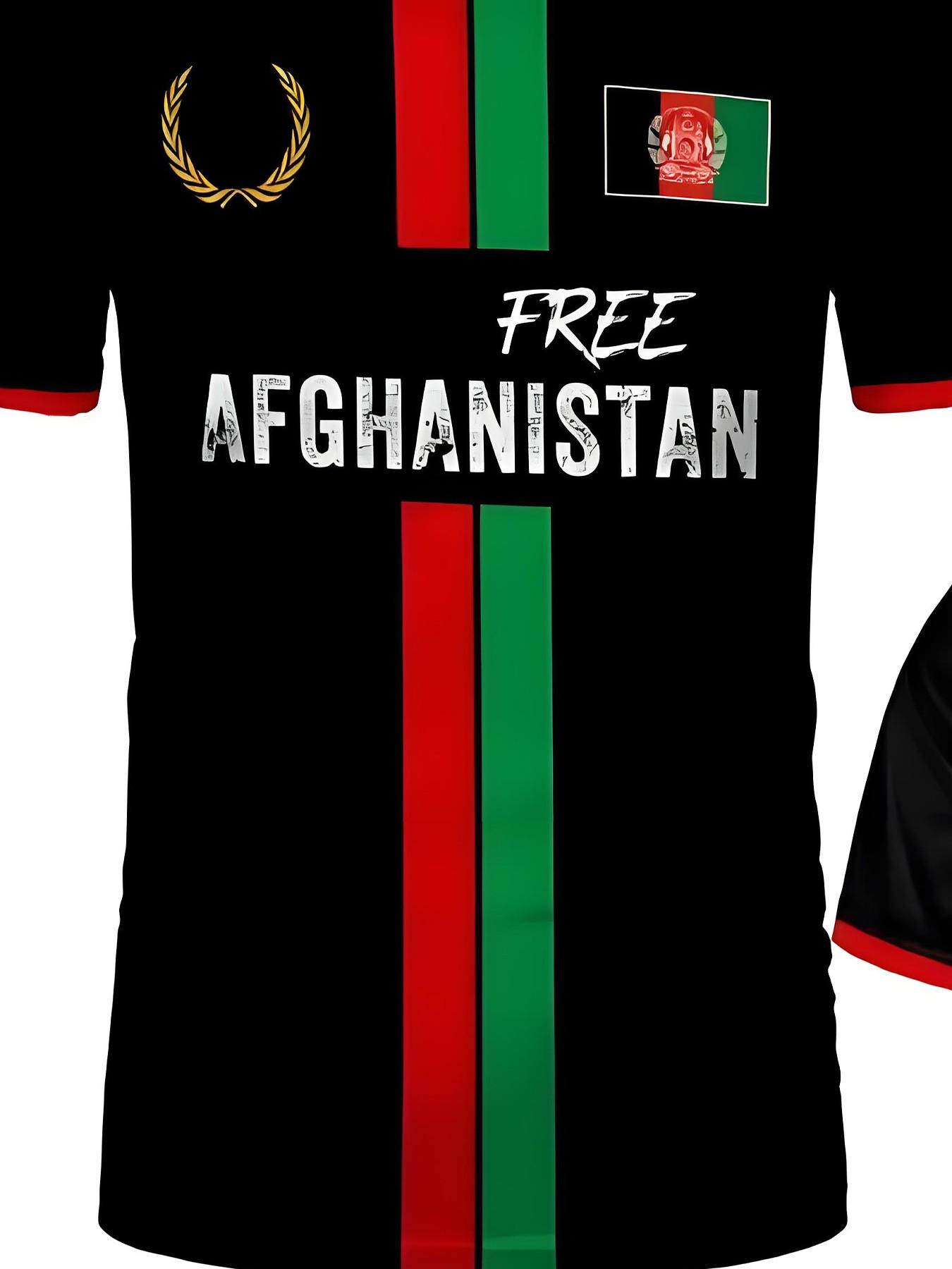 2026 New Afghanistan Football T-Shirt, Summer Unisex Afghan Jersey, Gift Wholesale, Soccer Training Wear, All Seasons Casual Fit