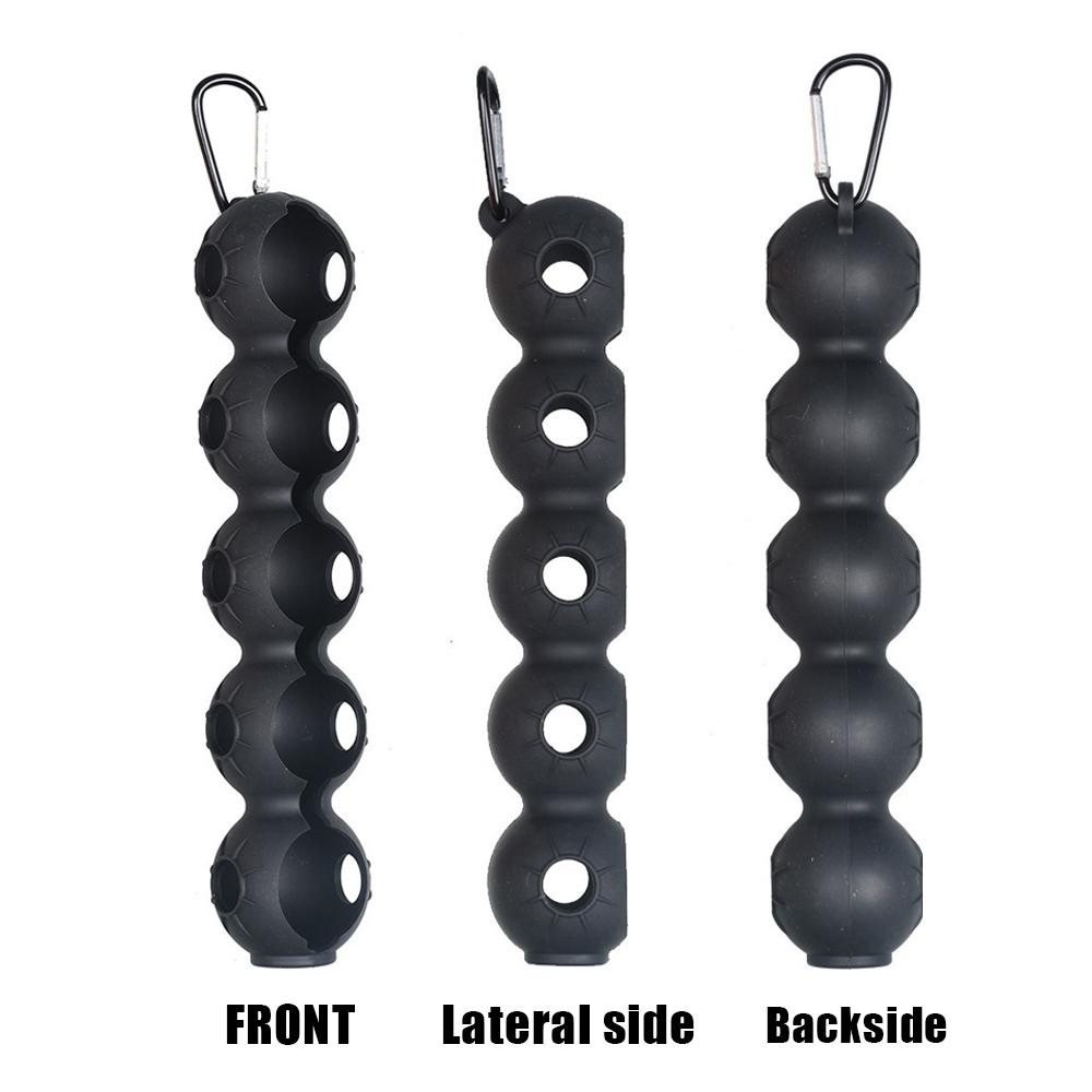 Silicone Golf Ball Bag Protective Cover, Mini Multicolor Ball Pouch, Portable Golf Equipment, Golf Accessories for Men & Women
