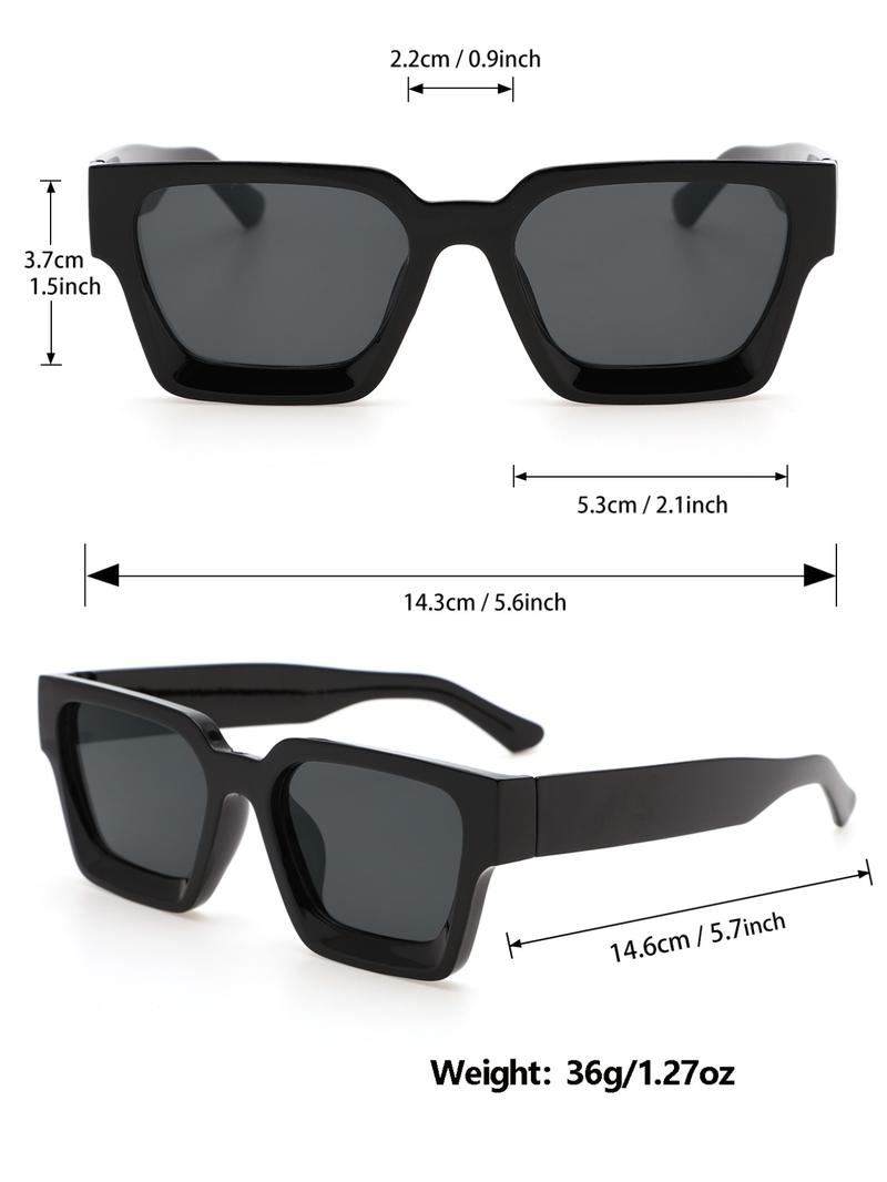 Classic Elegant Men's Sunglasses, Classic Shades, Perfect for Dating, Outdoor Casual Activities, Driving, 1-2 Pairs
